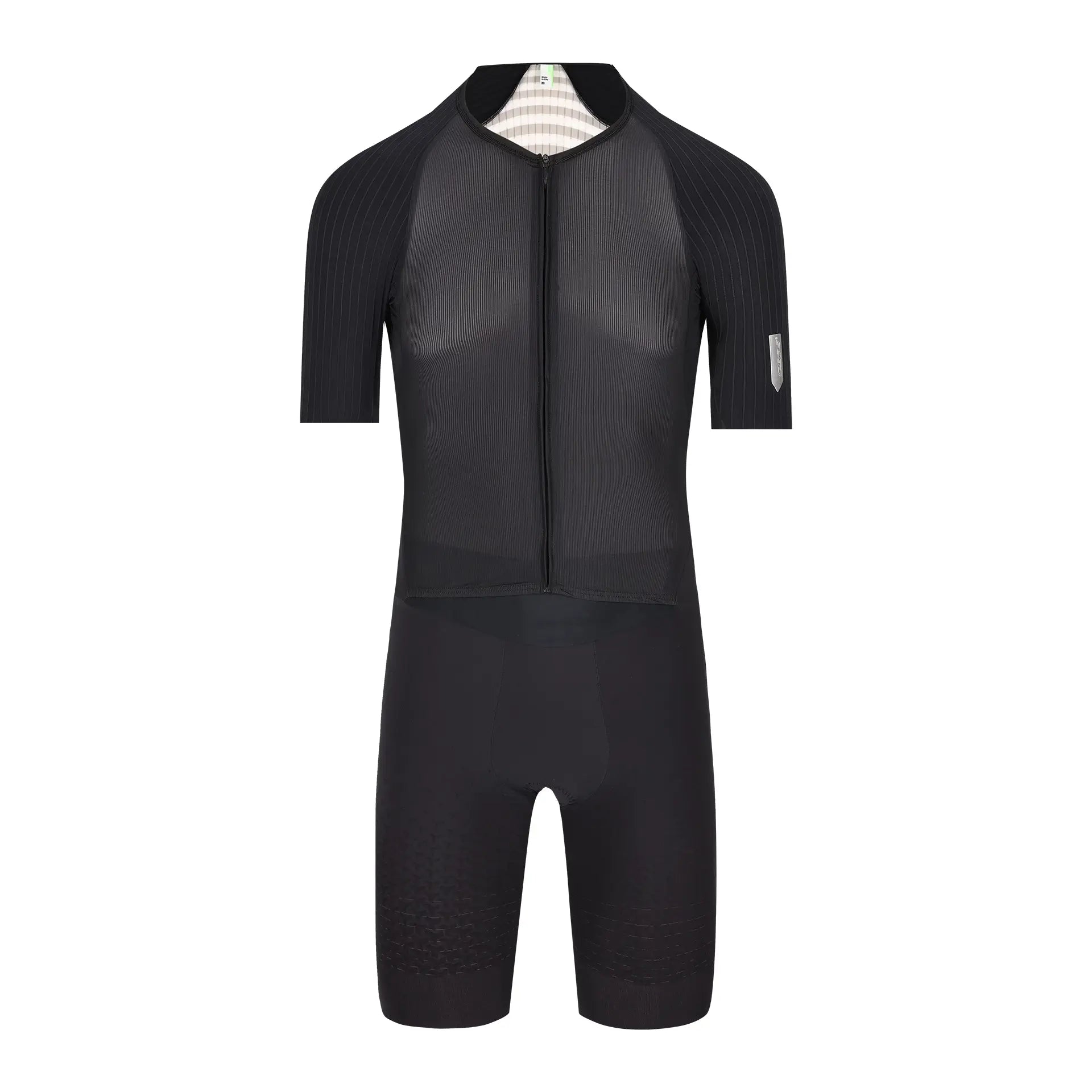 TRI Skinsuit חליפת רכיבה קצרה שחורה-