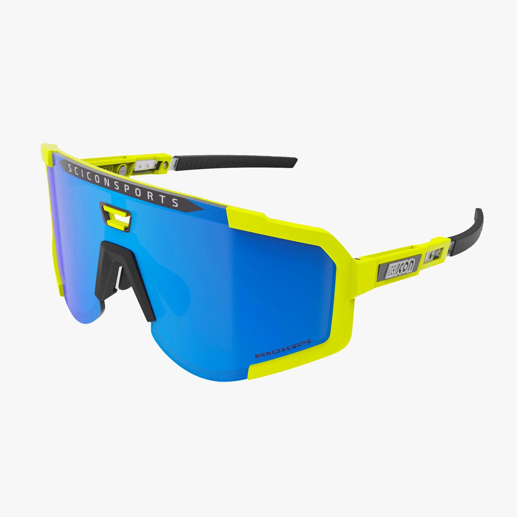 SCICON AEROSCOPE Yellow Fluo SCNPP Multimirror Blue משקפי רכיבה