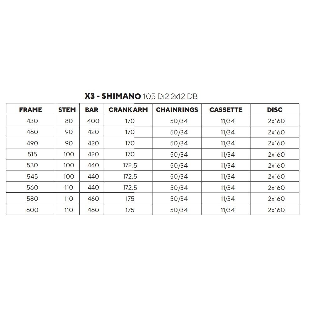 Pinarello X3 105 Di2 2026 אופני כביש