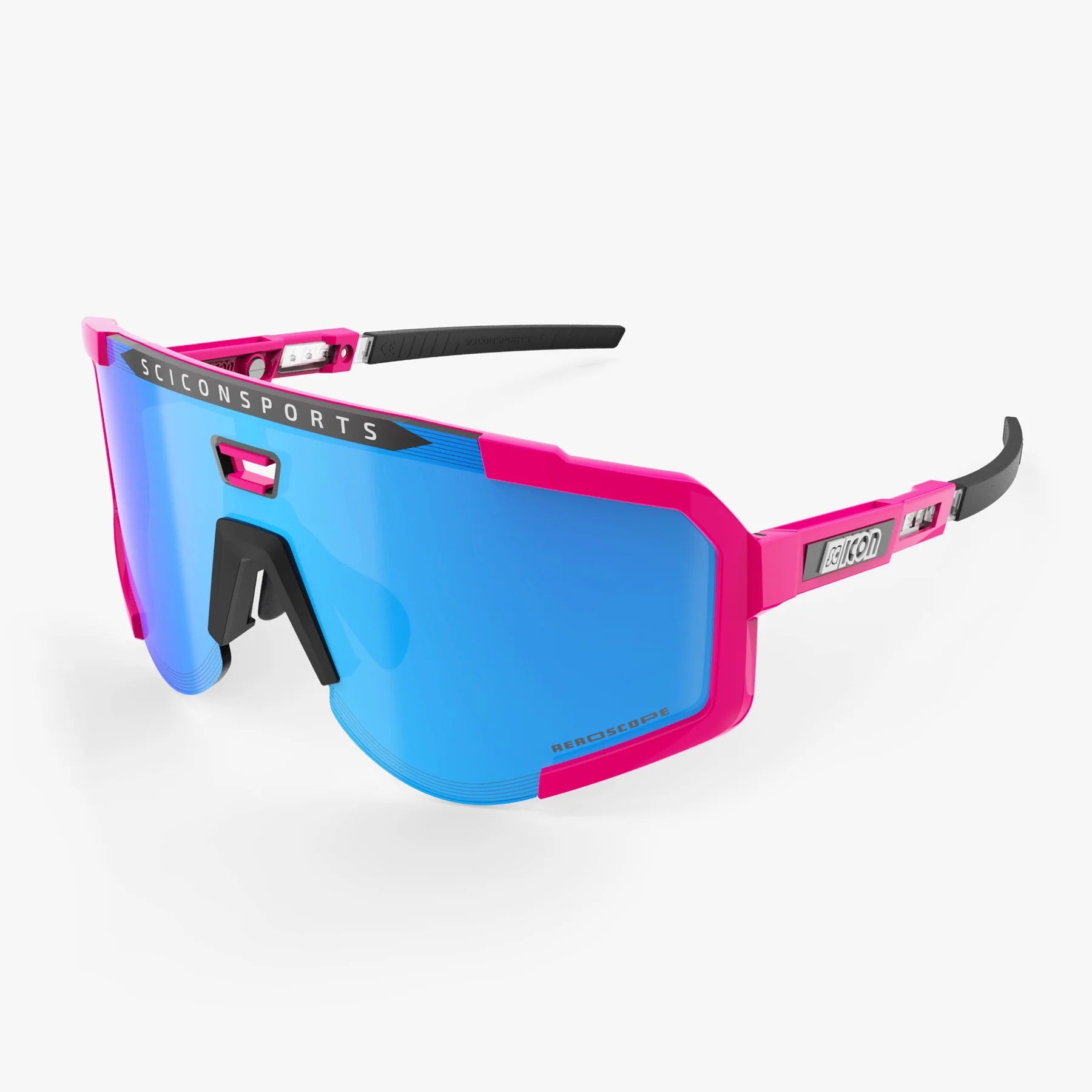 SCICON AEROSCOPE Pink Fluo SCNPP Multimirror Blue  משקפי רכיבה